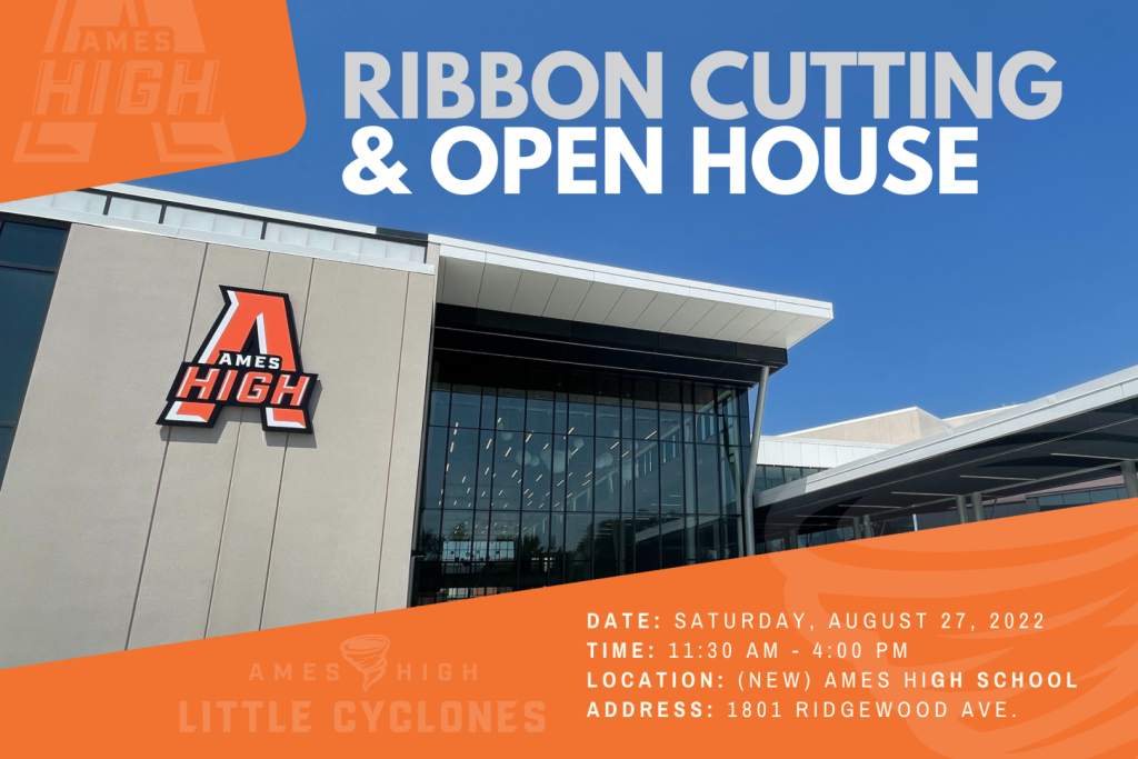 Ames High Open House Scheduled for August 27, 2022