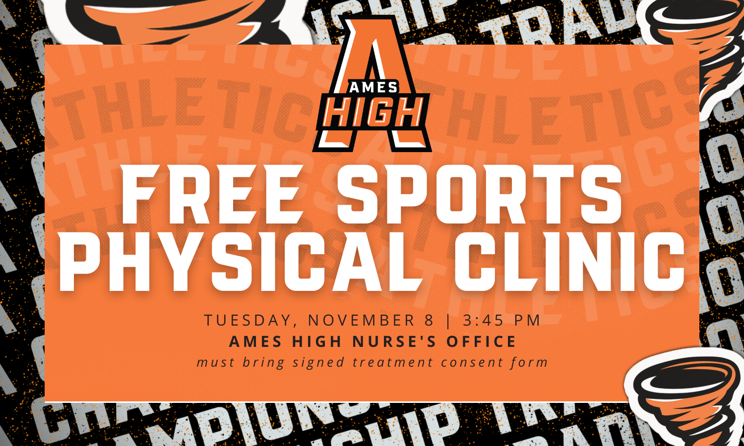 Ames High to host free sports physical clinic