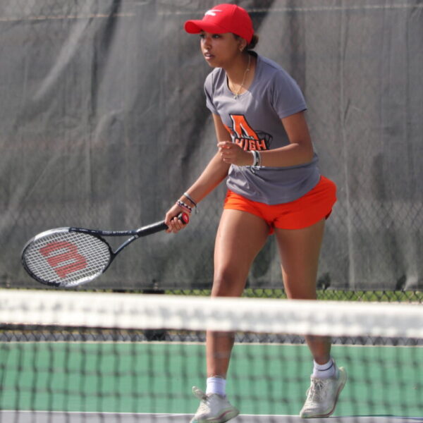 Ames tennis player in action