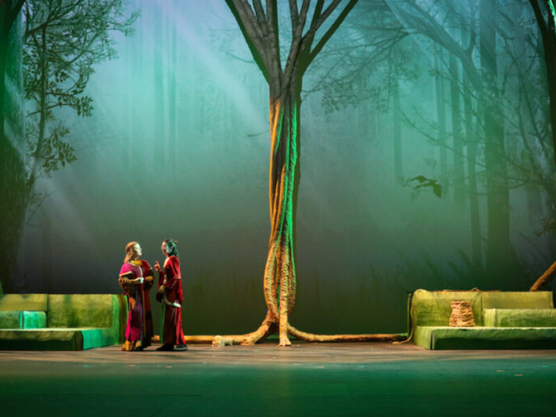 scenery in the play